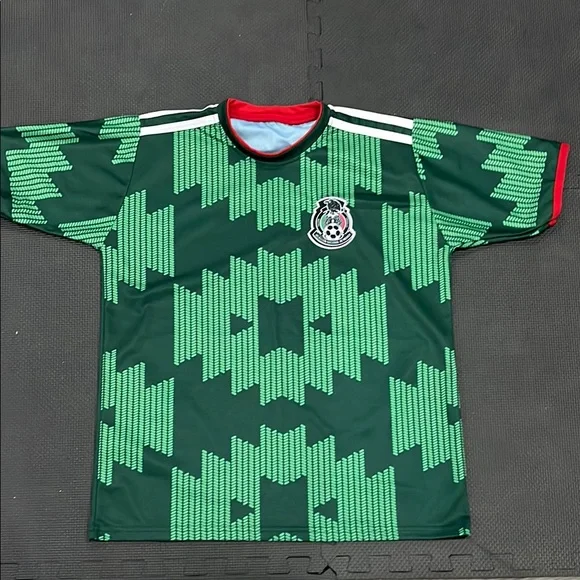 Mexico 🇲🇽 Jersey Futbol soccer 🥅 Green men’s fitted large loose medium
